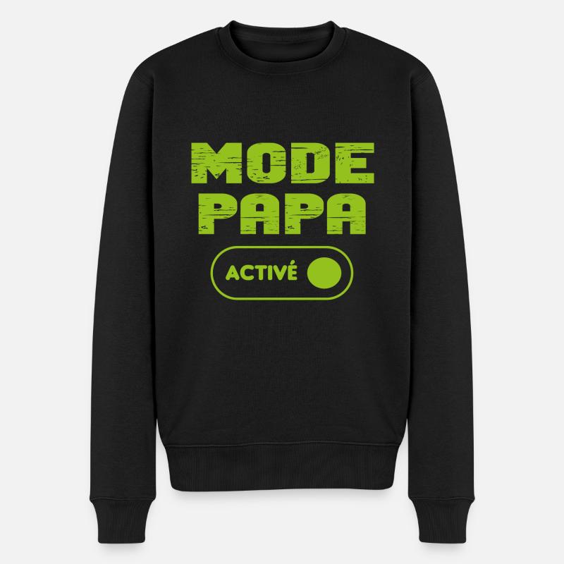 Mode papa activé - Pull Premium bio Homme - noir