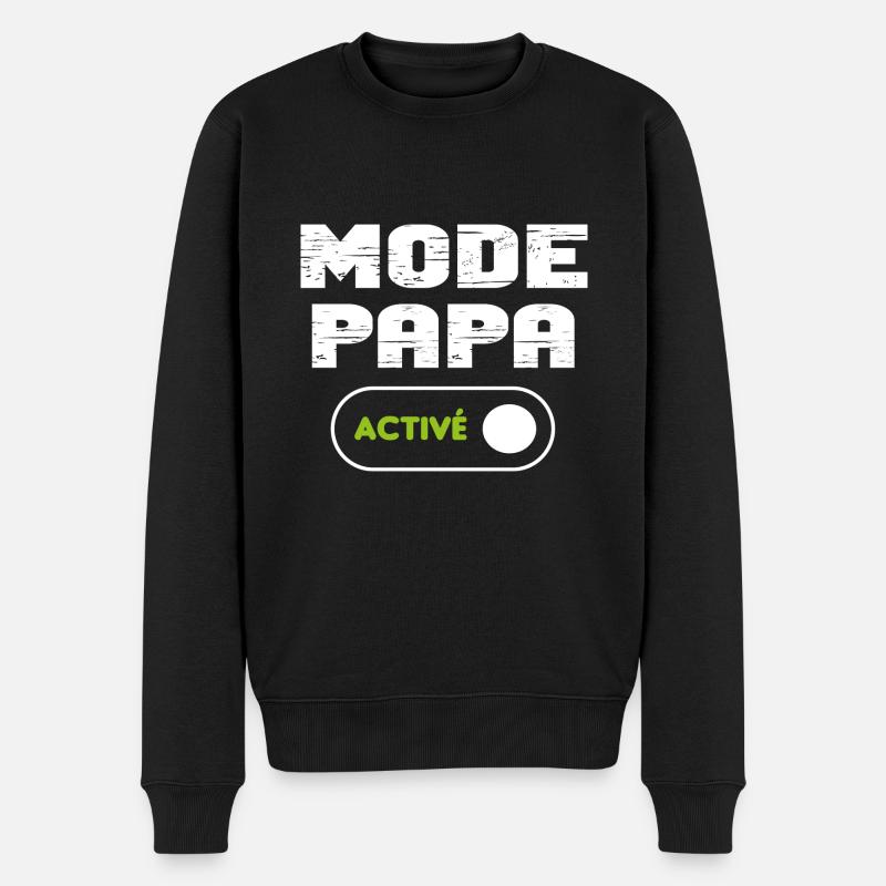 Mode papa activé - Pull Premium bio Homme - noir
