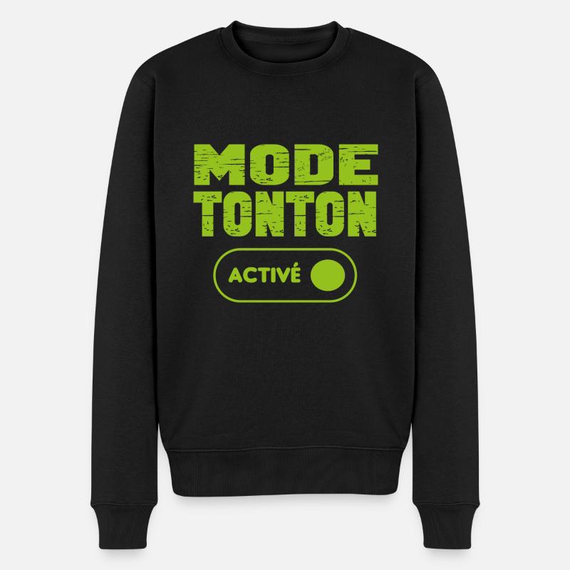 Mode tonton activé - Pull Premium bio Homme - noir