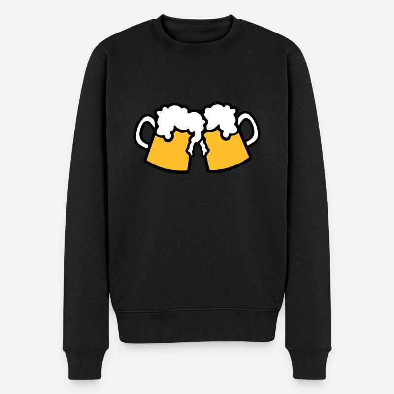 Bière - Pull Premium bio Homme - noir