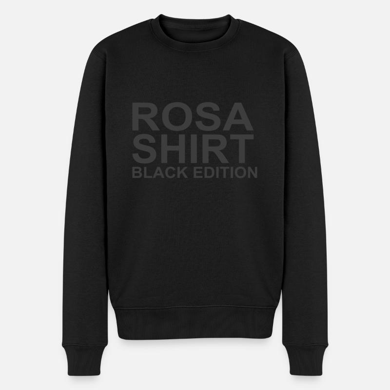 T-shirt rose Black Edition - Pull Premium bio Homme - noir