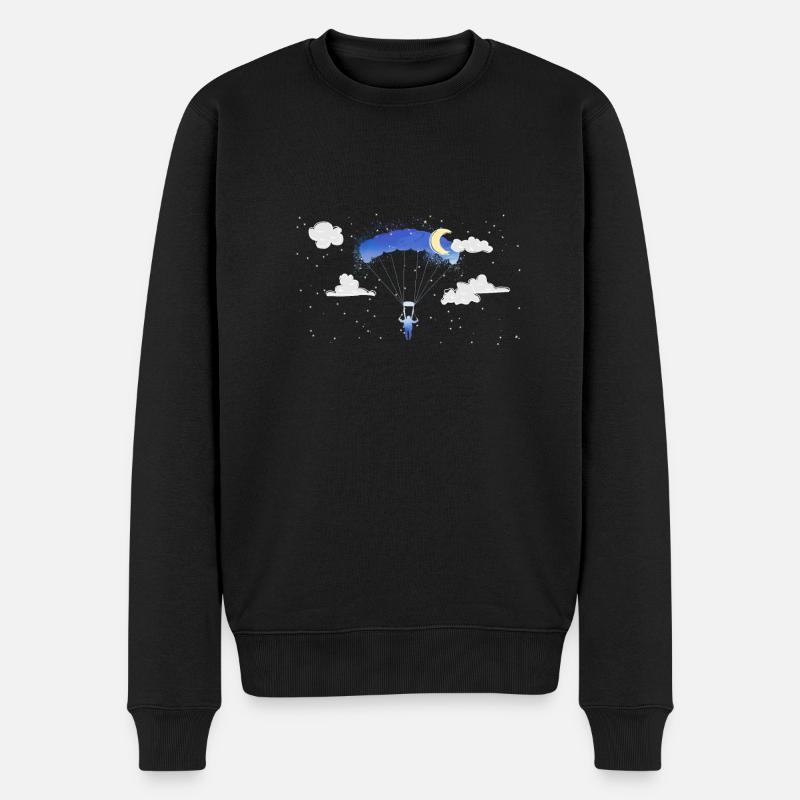Parachute,Parachute,Graffiti,Parapente, - Pull Premium bio Homme - noir