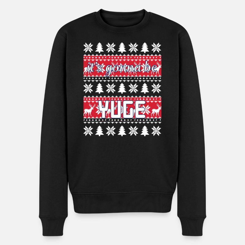 Ça va être yuge - Pull Premium bio Homme - noir