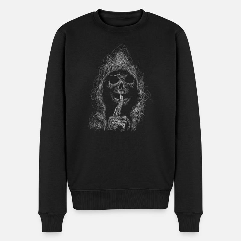 Skull Outfit - Männer Premium Bio Pullover - Schwarz