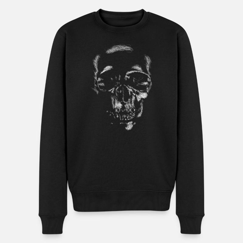 Crâne - Pull Premium bio Homme - noir