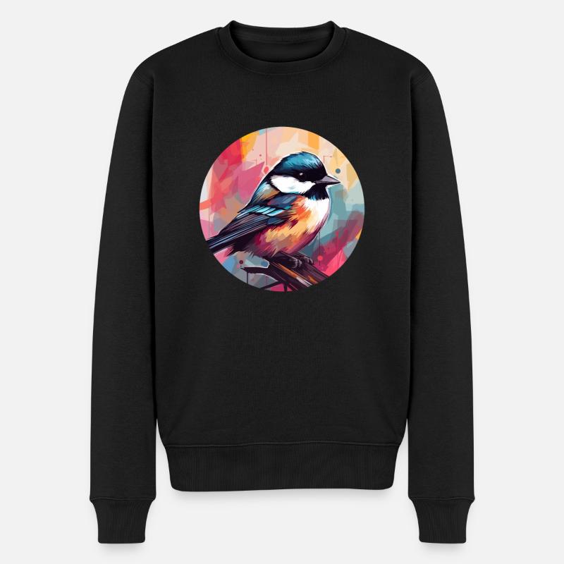 Mésange - Pull Premium bio Homme - noir