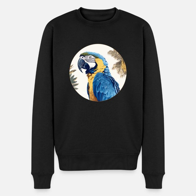 Ara bleu-or - Pull Premium bio Homme - noir