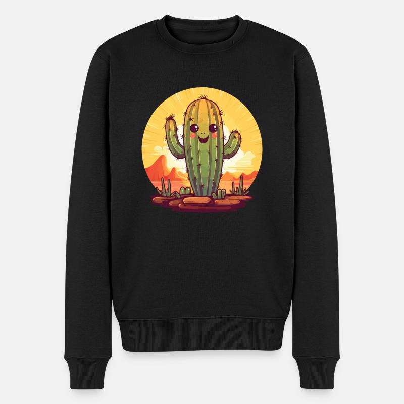 Cactus - Pull Premium bio Homme - noir