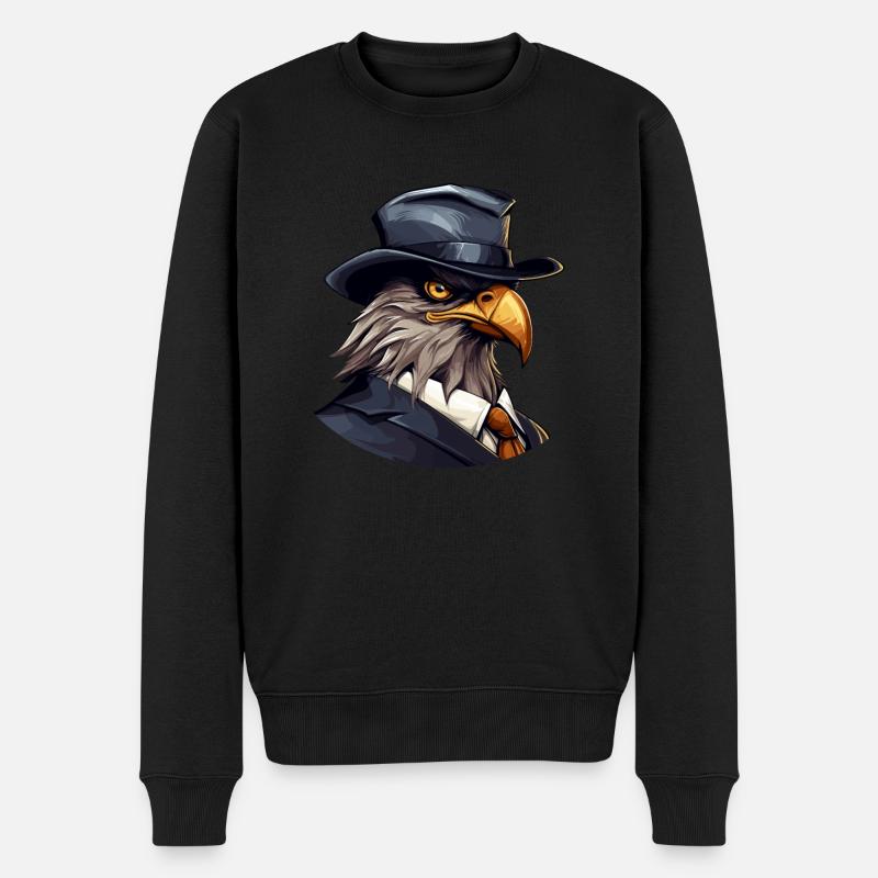 Falcon Mafia - Pull Premium bio Homme - noir