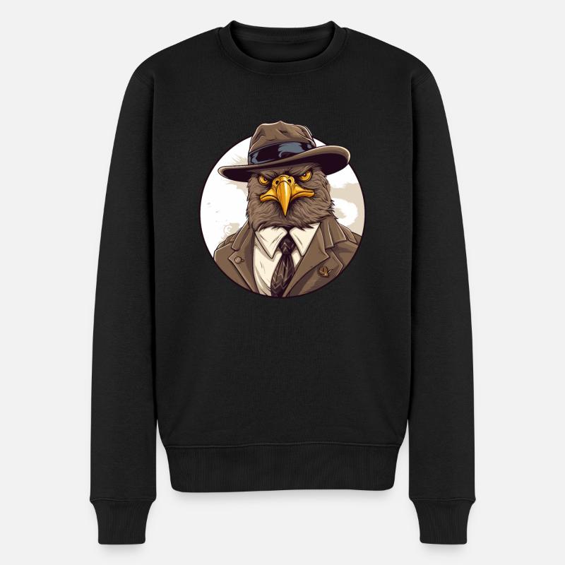 Falke Mafia - Männer Premium Bio Pullover - Schwarz