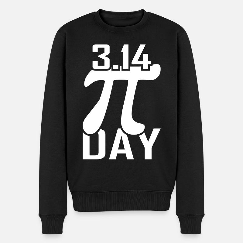 Pi Math Pi Day - Men's Premium Organic Jumper - black