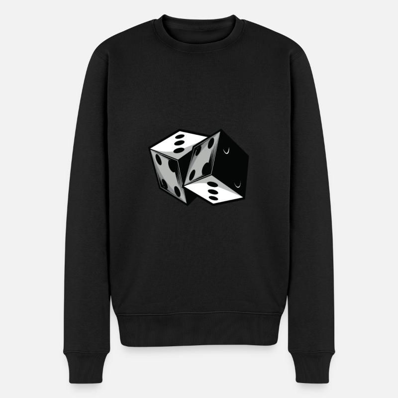 Dés - Pull Premium bio Homme - noir