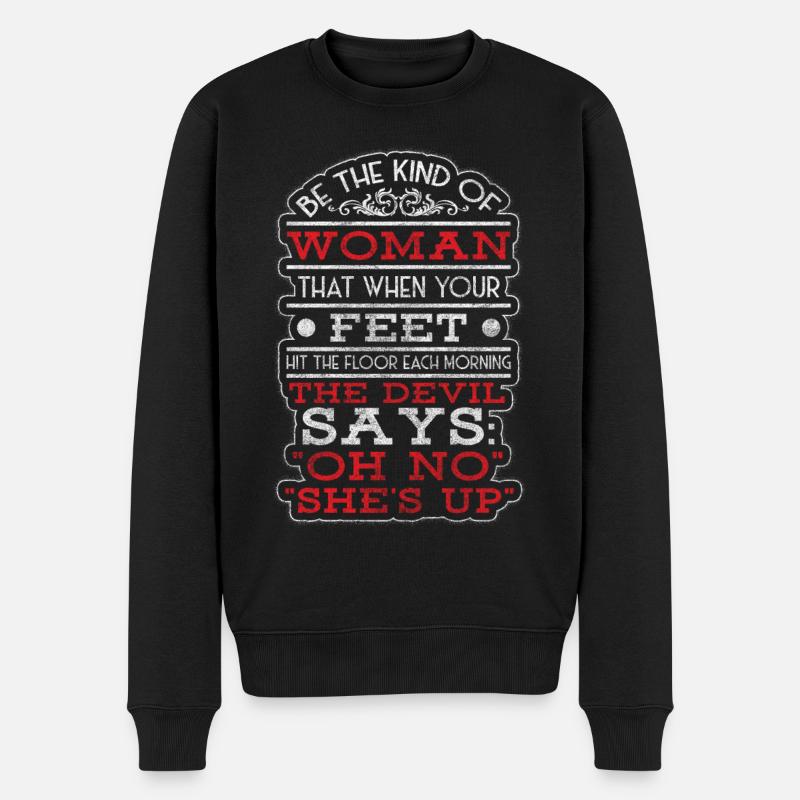 Femme Princesse Girlish - Pull Premium bio Homme - noir
