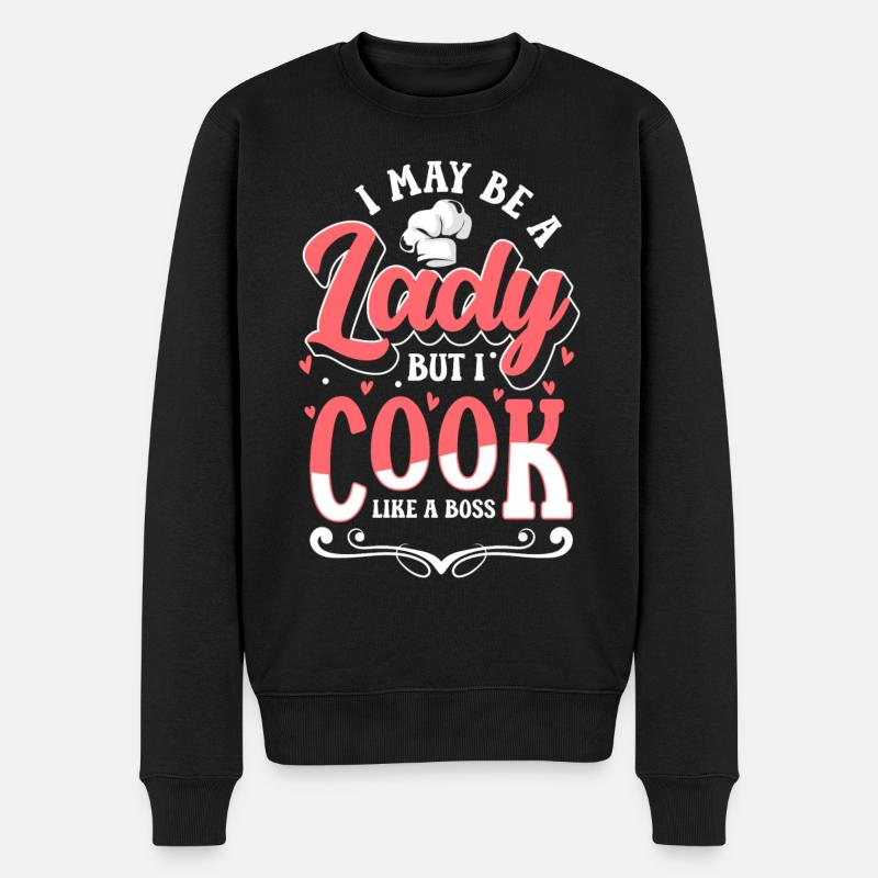 Koch Restaurant Beruf Gastronomie - Männer Premium Bio Pullover - Schwarz