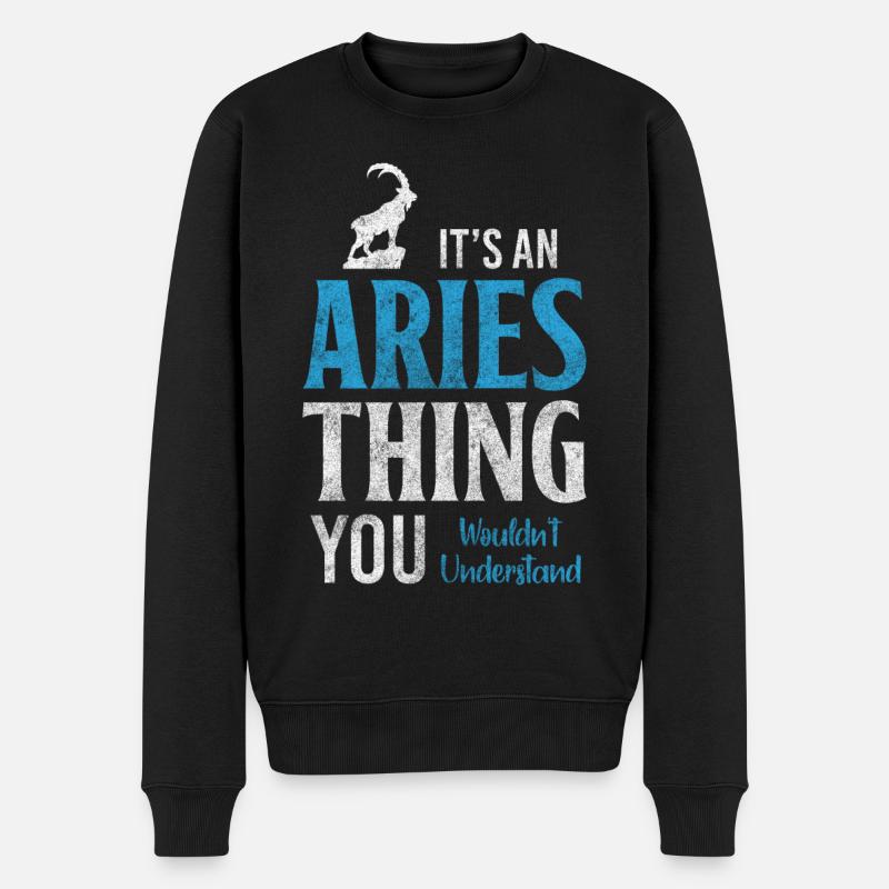 Horoscope Astrologie Superstition Fierté - Pull Premium bio Homme - noir