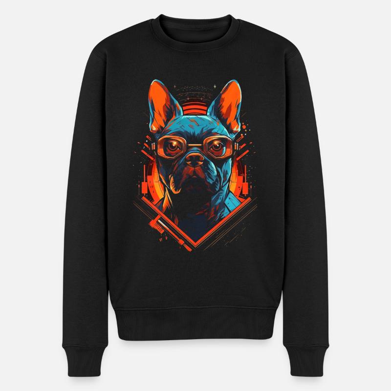 Bouledogue français - Pull Premium bio Homme - noir