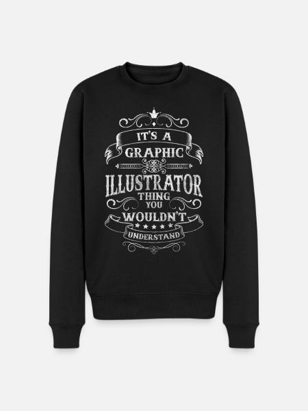 Art Profession Design Drawings - Men's Premium Organic Jumper - black