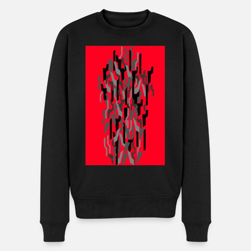 Camouflage Art – Stil trifft Jagd - Männer Premium Bio Pullover - Schwarz