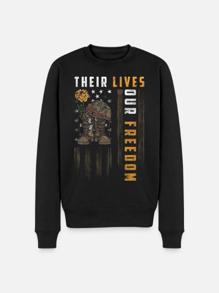 Military Weapon Winner - Men's Premium Organic Jumper - black