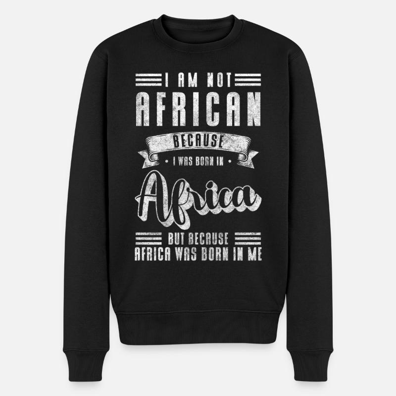 Culture Nature Aventure Girafe - Pull Premium bio Homme - noir