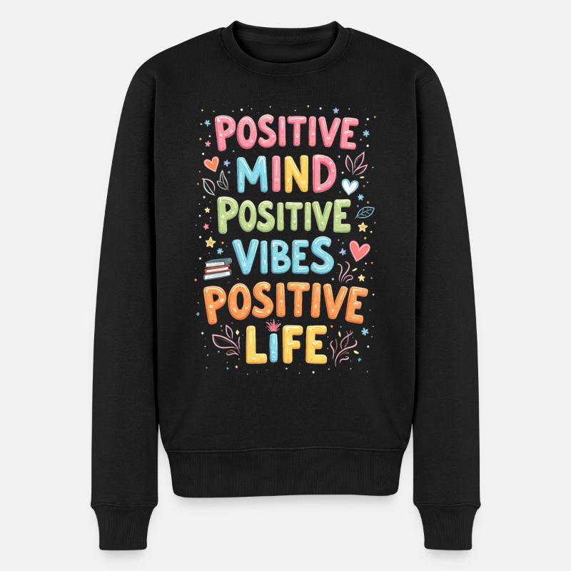 Positivité - Pull Premium bio Homme - noir