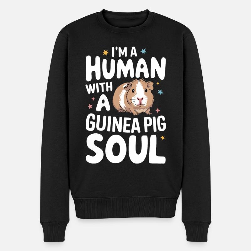 Cobaye - Pull Premium bio Homme - noir