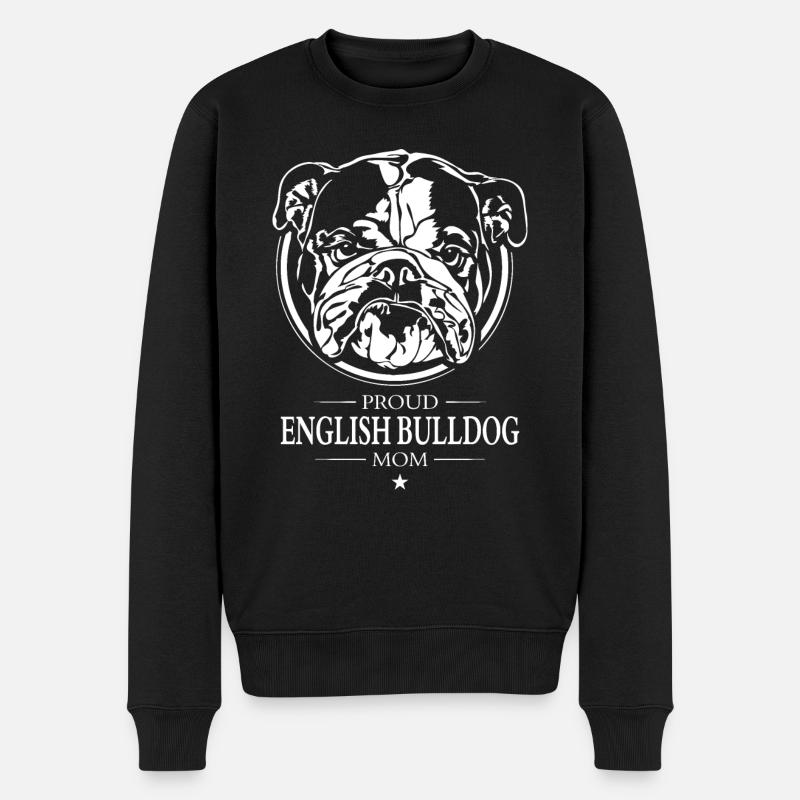 Bouledogue anglais Chiens Wilsigns - Pull Premium bio Homme - noir