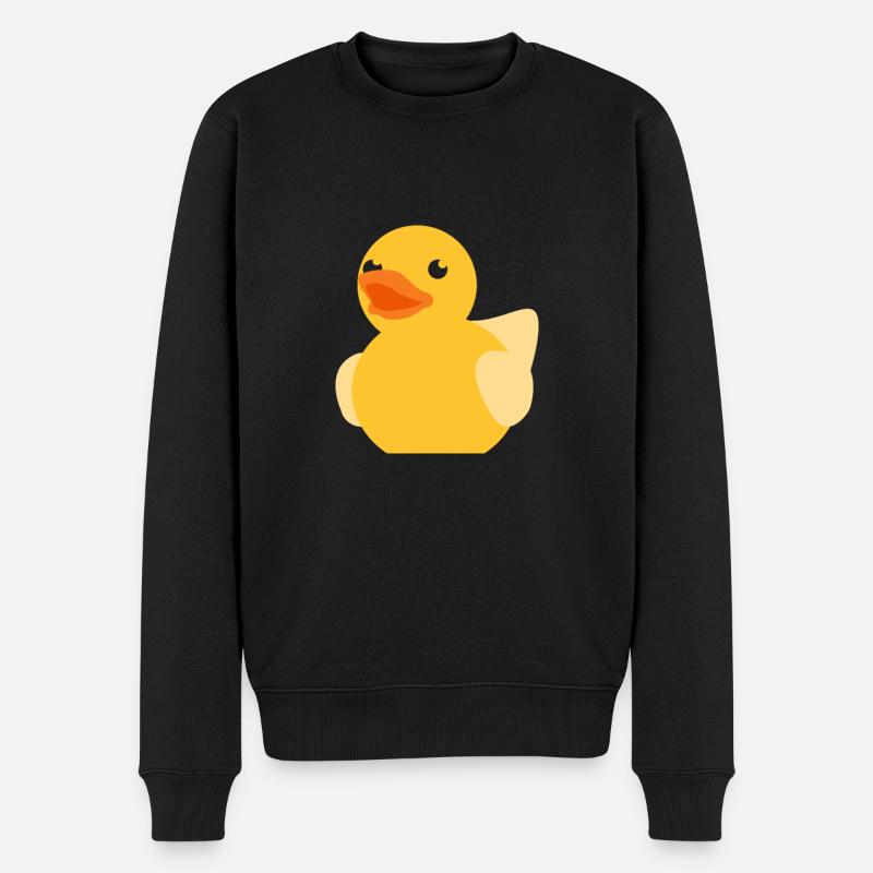 Canard en caoutchouc canard en caoutchouc - Pull Premium bio Homme - noir