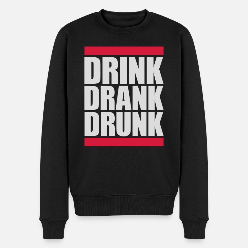 boire bu ivre citation - Pull Premium bio Homme - noir