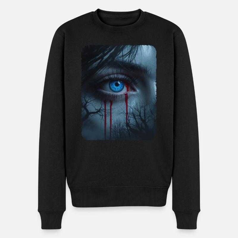 Mystère Blue Eye - Pull Premium bio Homme - noir