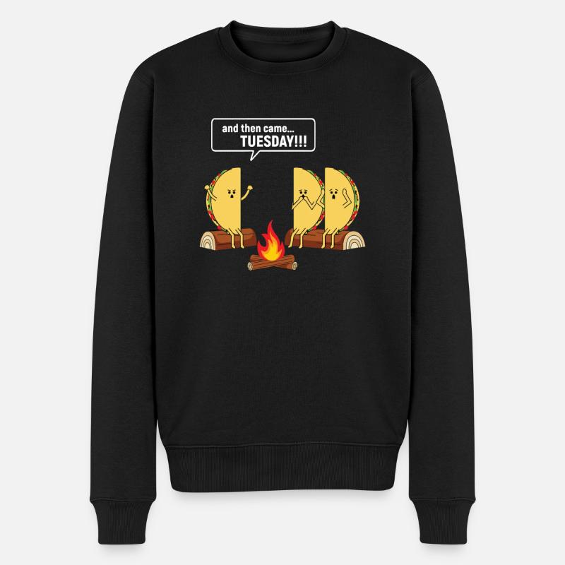 Taco Tuesday - Männer Premium Bio Pullover - Schwarz