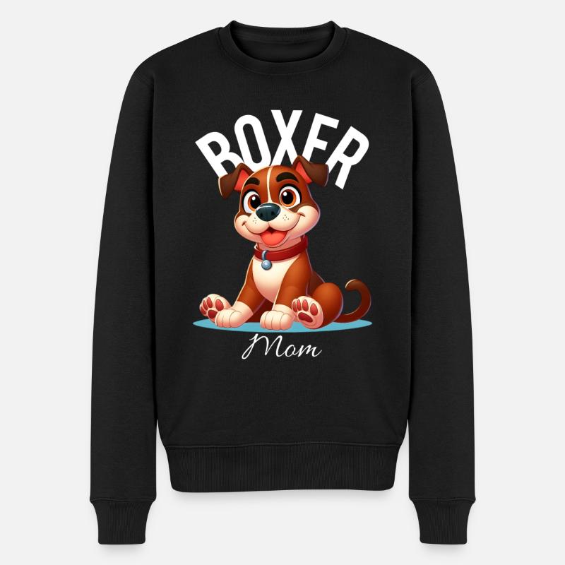 boxer mom - Pull Premium bio Homme - noir