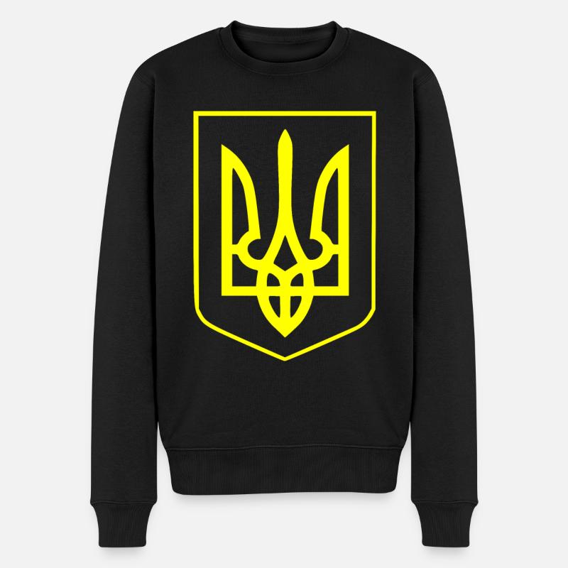Ukraine - Pull Premium bio Homme - noir