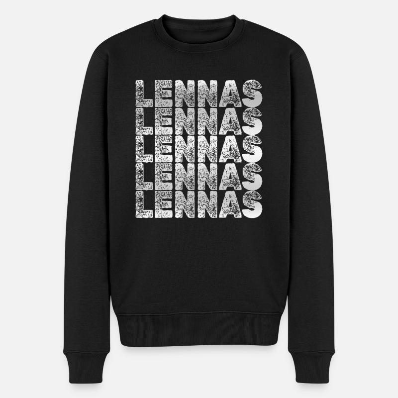 Lennas - Pull Premium bio Homme - noir