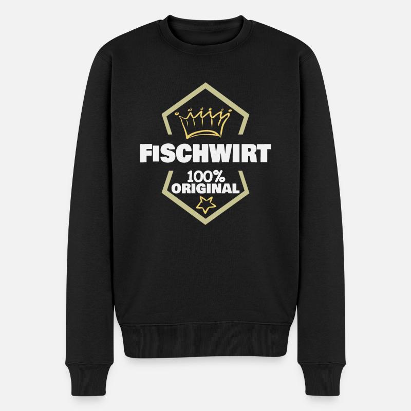 Pisciculteur comme travail - Pull Premium bio Homme - noir