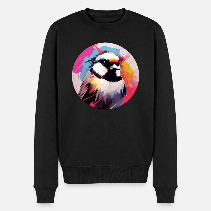 Mésange - Pull Premium bio Homme - noir