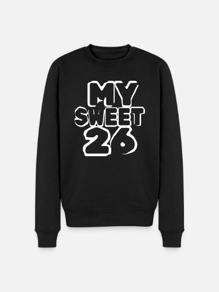Birthday 26 - Men's Premium Organic Jumper - black
