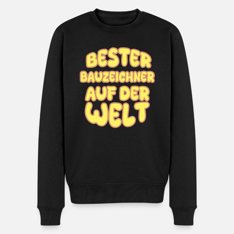 Vocation de dessinateur - Pull Premium bio Homme - noir