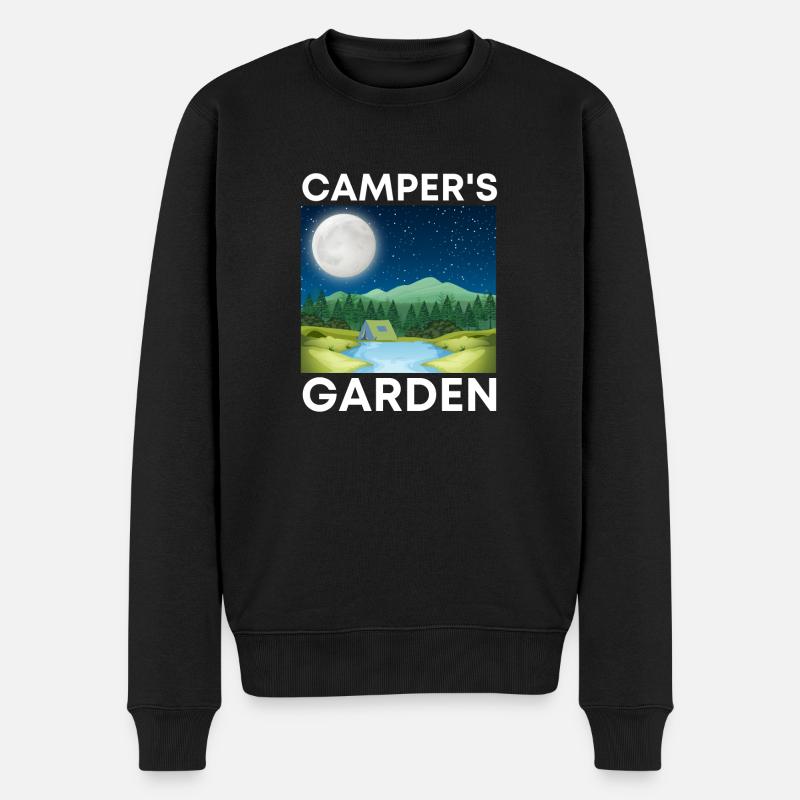 Jardin des campeurs - Pull Premium bio Homme - noir