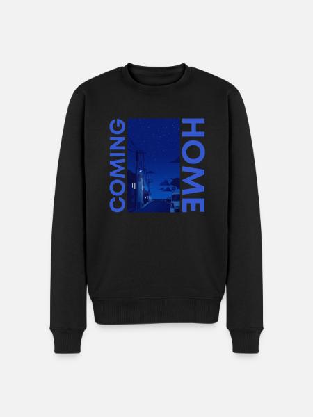 Coming Home dark blue - Men's Premium Organic Jumper - black