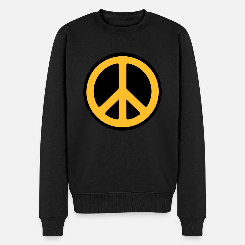 Peace - Pull Premium bio Homme - noir