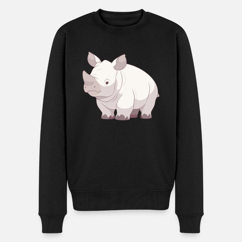 Rhinocéros - Pull Premium bio Homme - noir