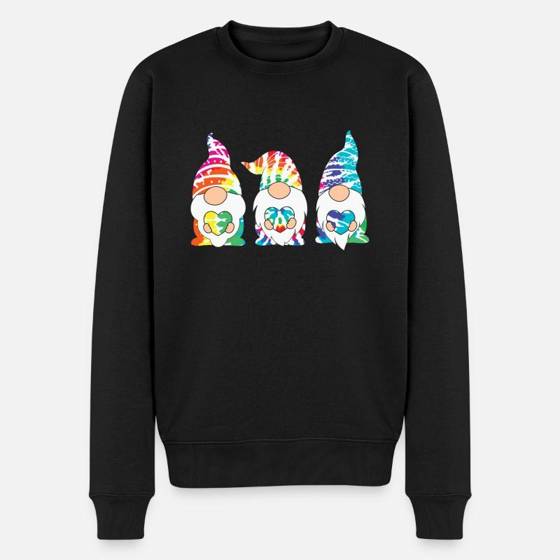 Cnomies Christmas Outfit - Männer Premium Bio Pullover - Schwarz