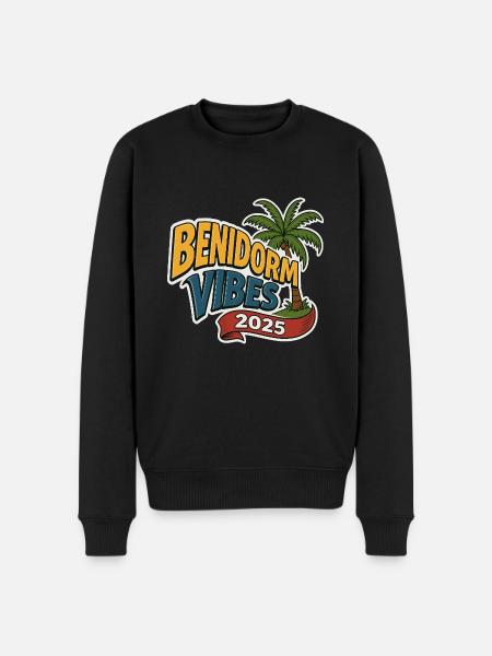 Benidorm Vibes 2025 - Men's Premium Organic Jumper - black