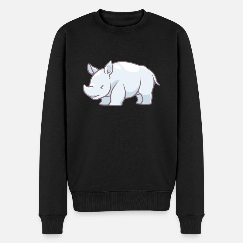 Rhinocéros - Pull Premium bio Homme - noir