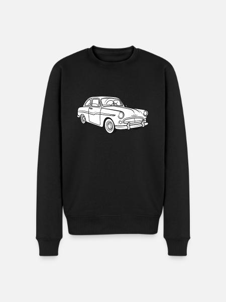 Auto - Männer Premium Bio Pullover - Schwarz