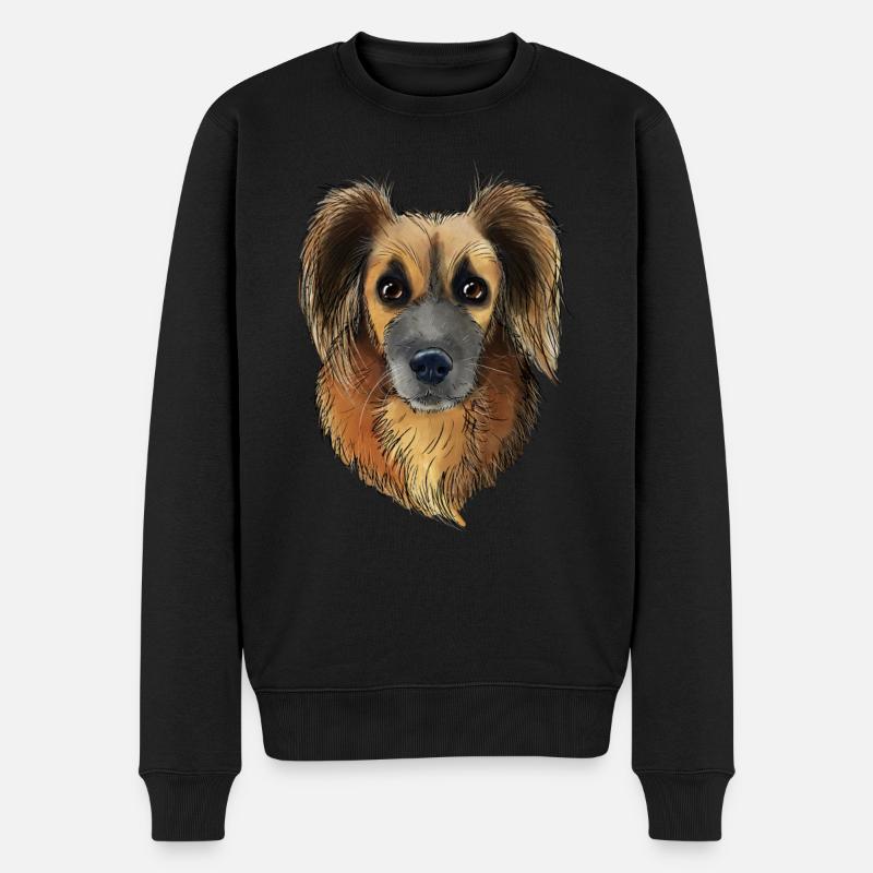 Foxy 2 - Männer Premium Bio Pullover - Schwarz