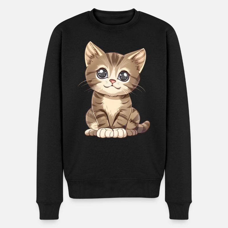 Chaton mignon - Pull Premium bio Homme - noir