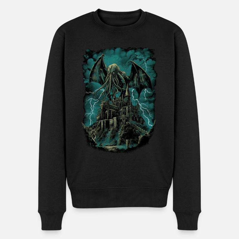 Nuit du Cthulhu - Pull Premium bio Homme - noir