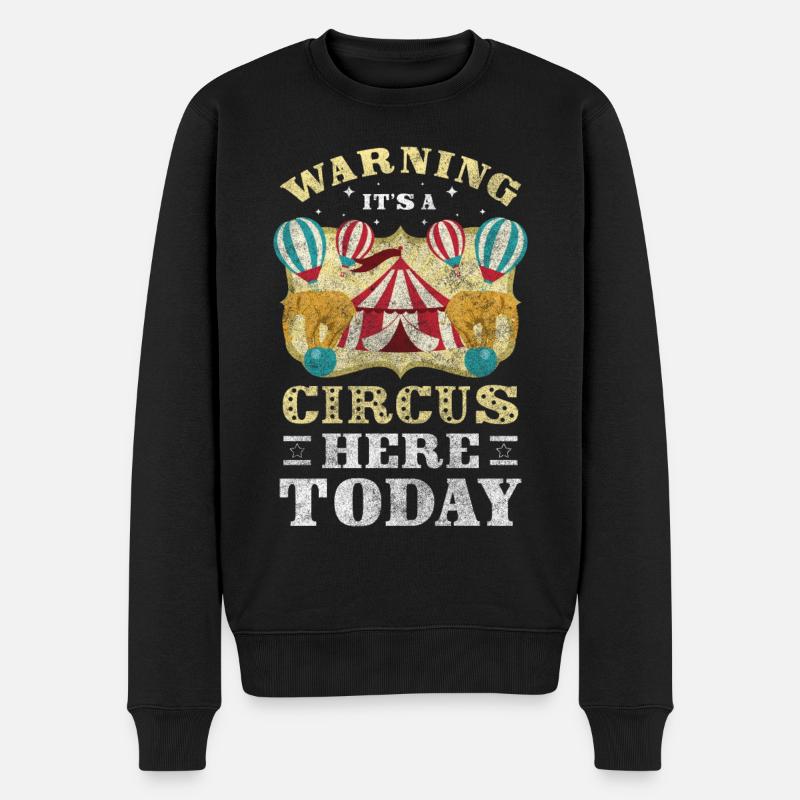 Directeur de cirque Clown Idiots - Pull Premium bio Homme - noir
